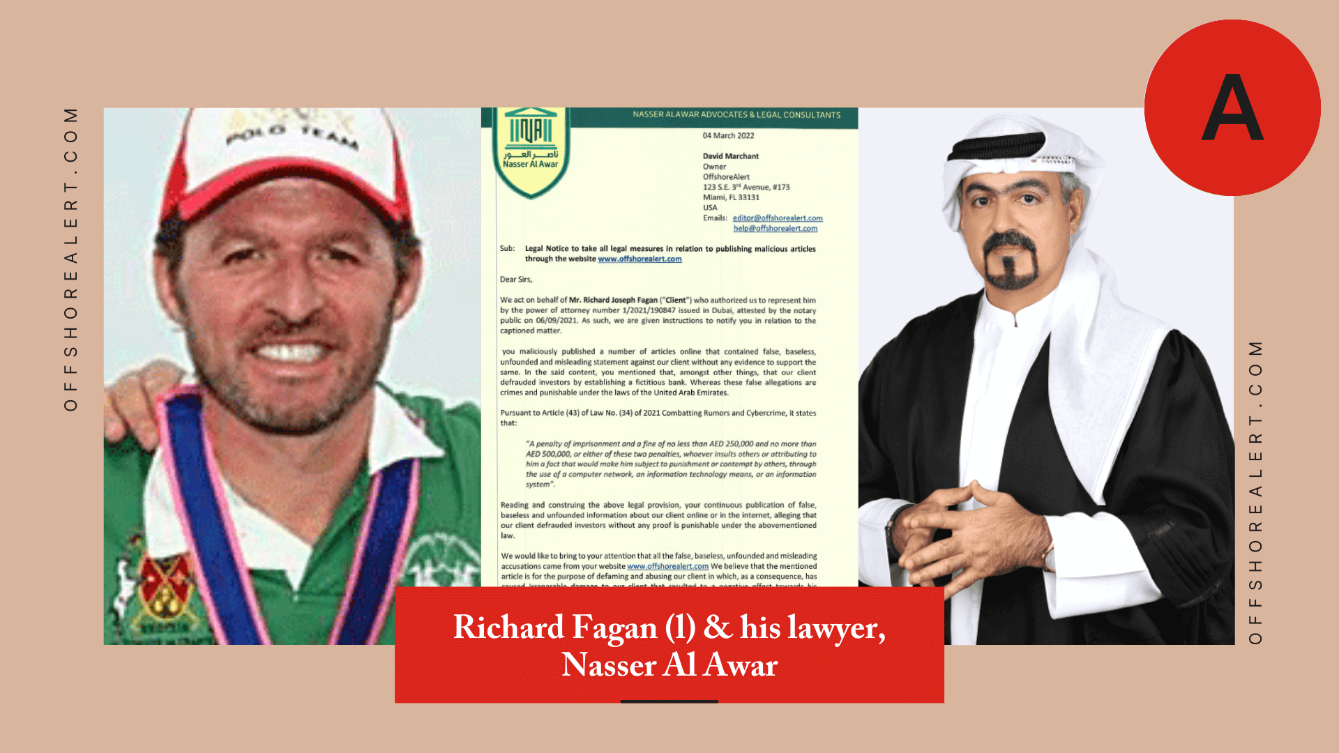 Richard Fagan and Nasser Al Awar