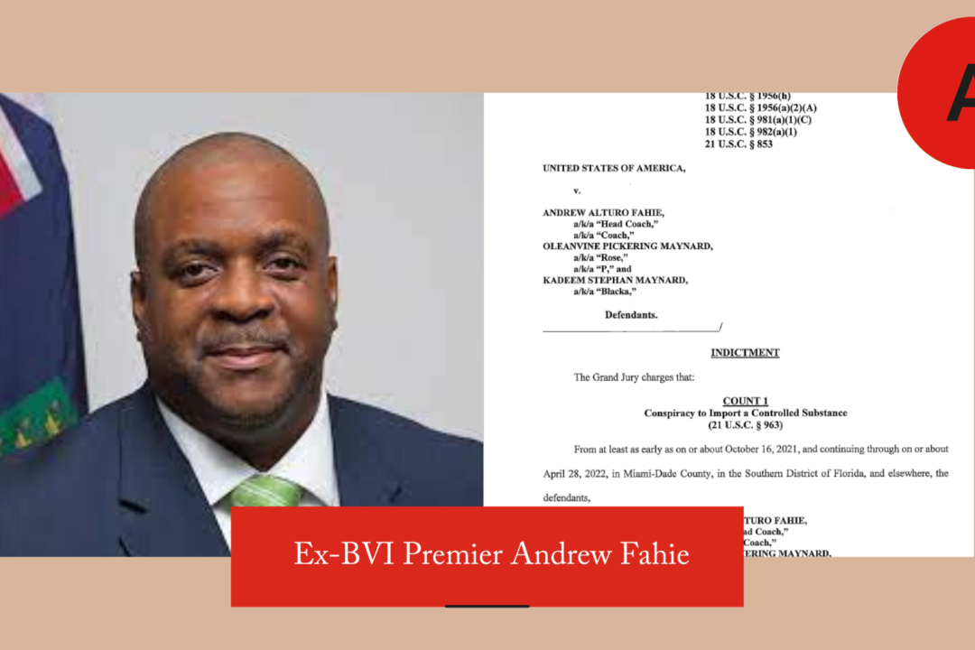 Former BVI Premier Andrew Fahie